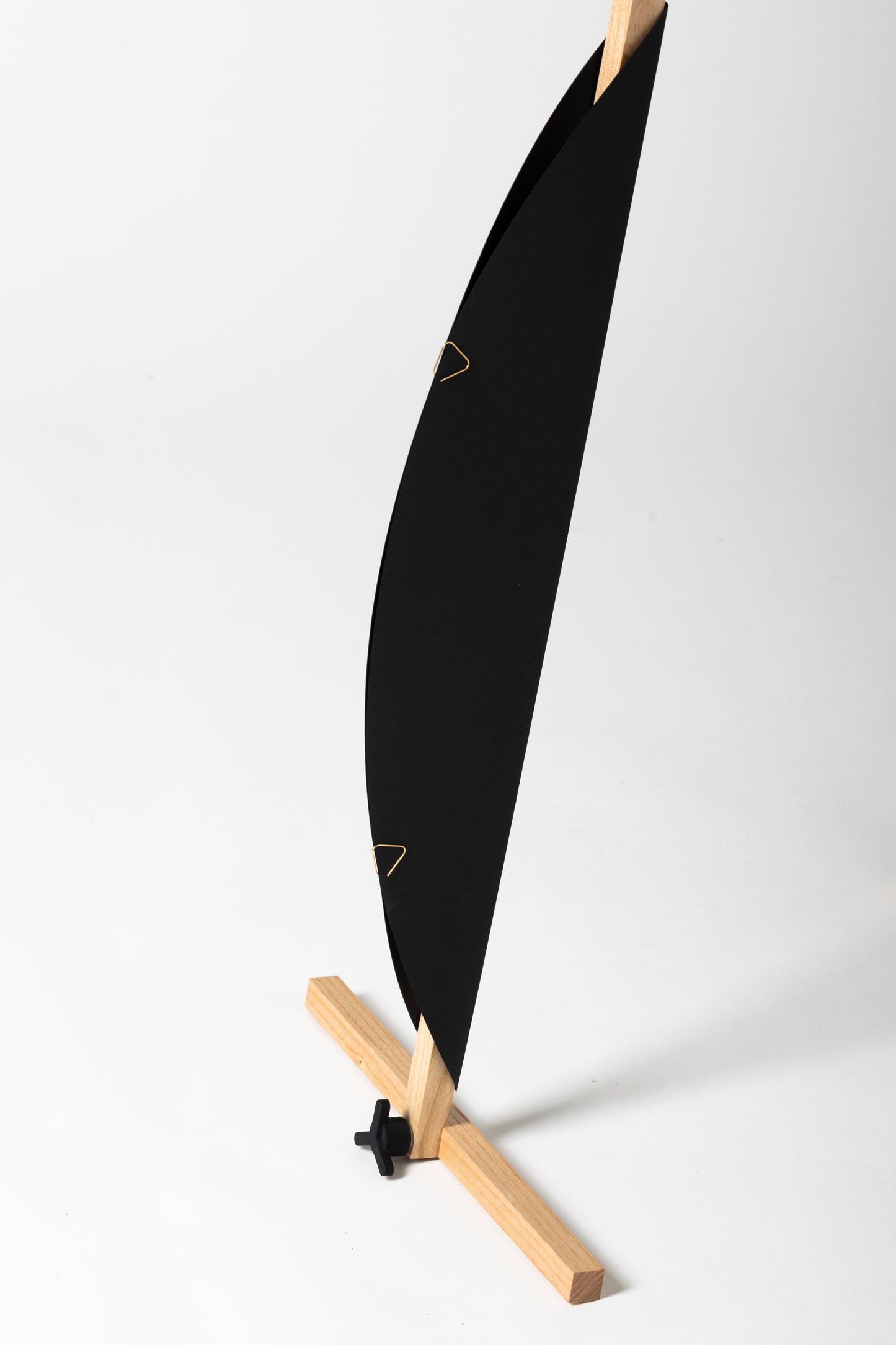 A floor lamp with HALFMOON add-ons