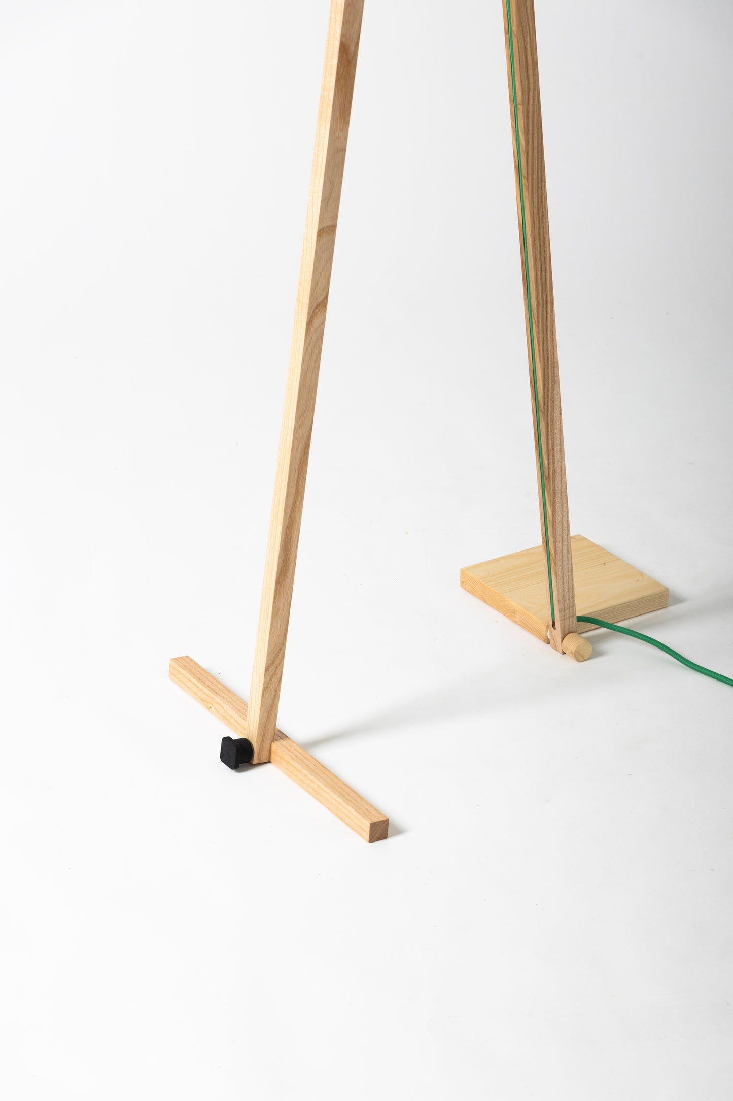 A floor lamp