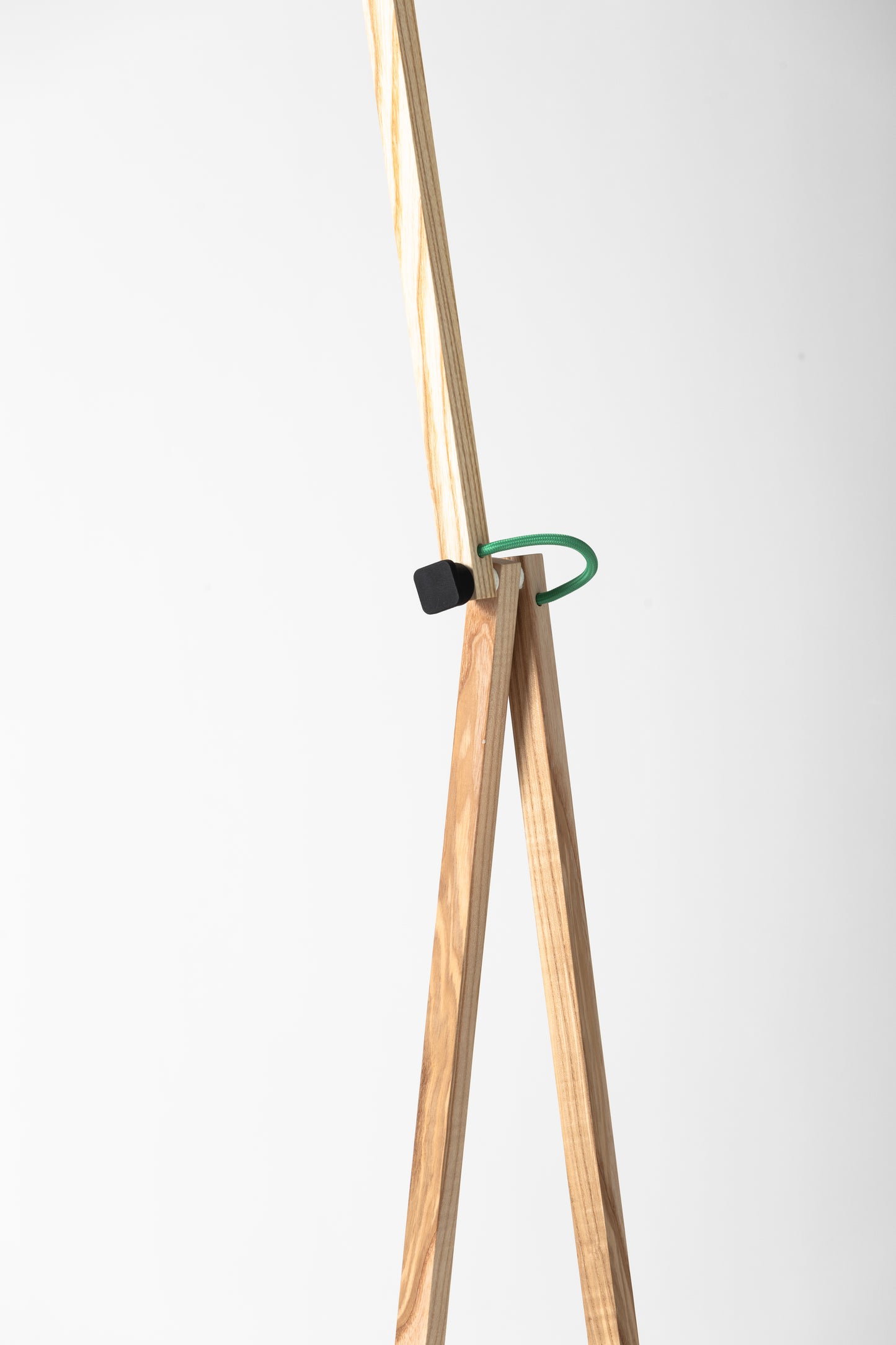 A floor lamp