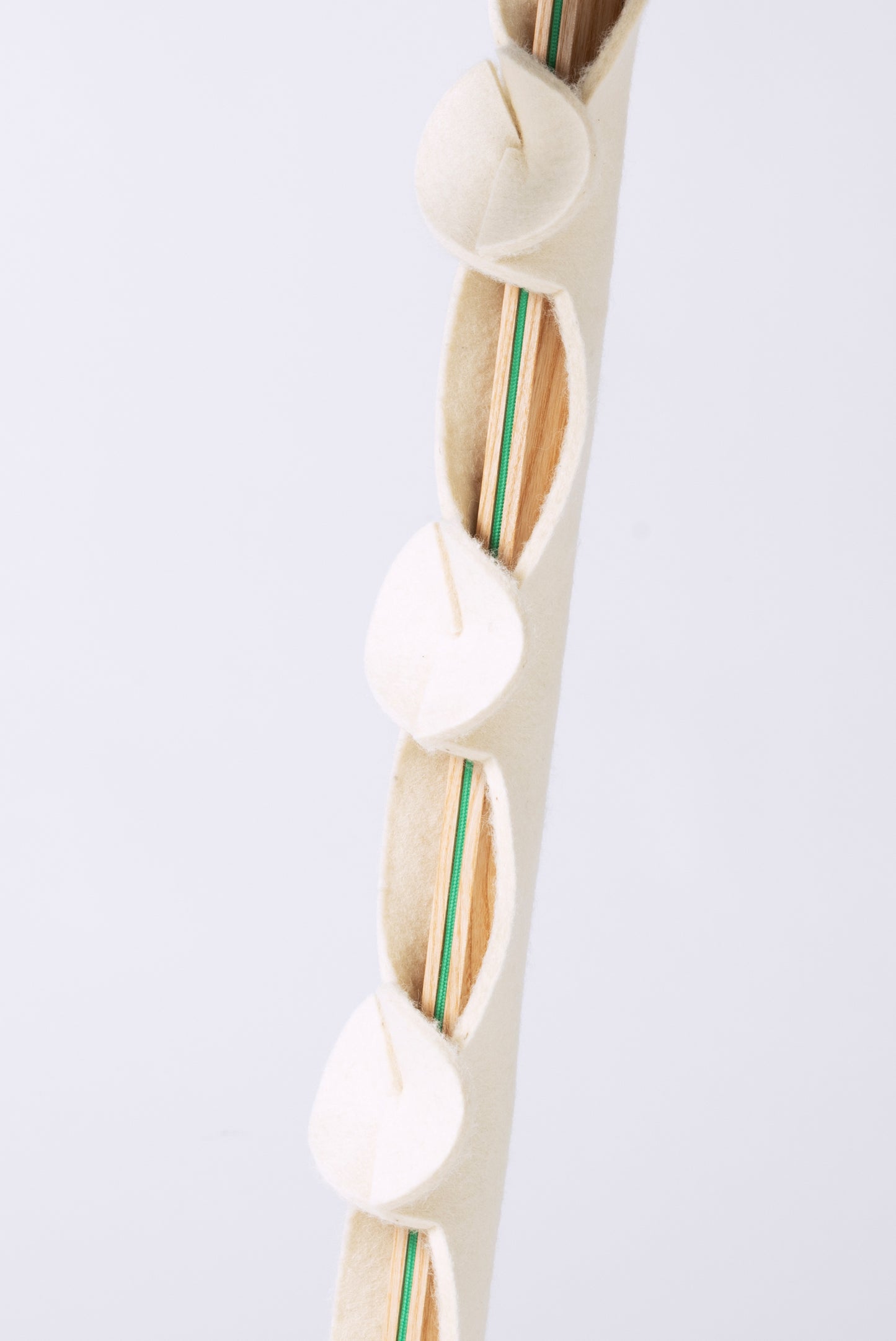 L table lamp with OLOP sleeve & DIP cardboard shade